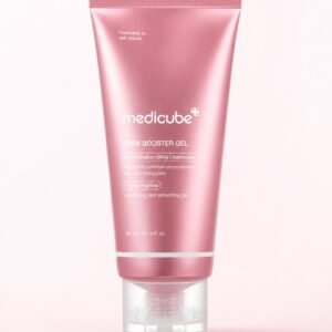 Medicube PDRN Booster Gel en envase rosa de 300 ml